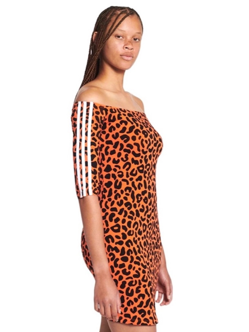ADIDAS Originals Rich Mnisi leopard print mini dress🔥🔥 - Picture 3 of 10